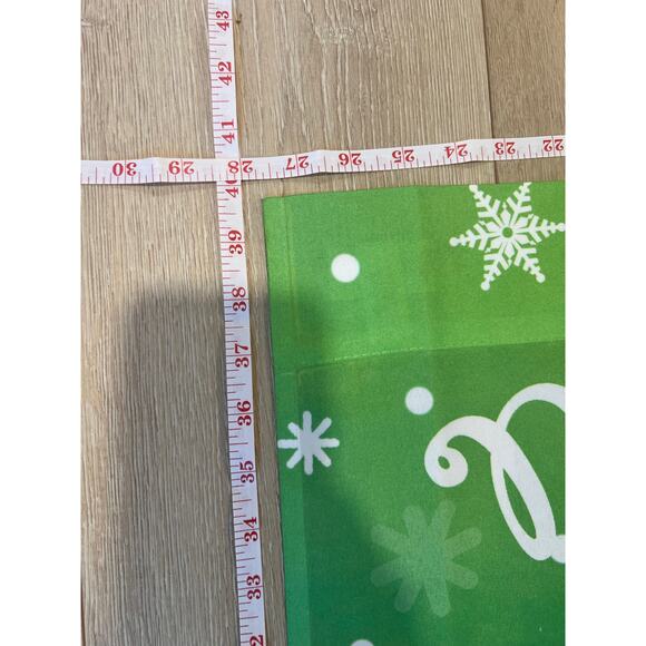 Vintage Outdoor Porch Flag Winter Holiday Christmas Santa Claus JL - Picture 7 of 8